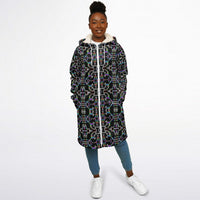 Prismatic Grid | Zipper Cloak