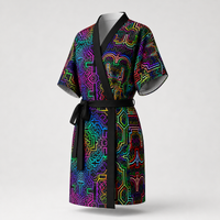 Aya Kimono Robe lifestyle three-quarter front view