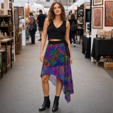 Aya Wrap Skirt — lifestyle front