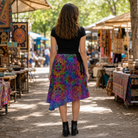 Aya Wrap Skirt — lifestyle back