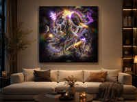 "The Fool" Stretched Canvas Print