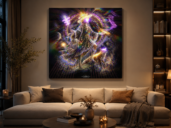"The Fool" Stretched Canvas Print
