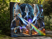 "The Architects" Stretched Canvas Print