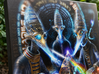 "The Architects" Stretched Canvas Print