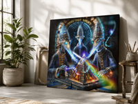 "The Architects" Stretched Canvas Print