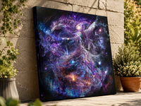 Whirling Universe Stretched Canvas Print