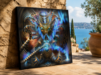 Celestial Cradle Stretched Canvas Print
