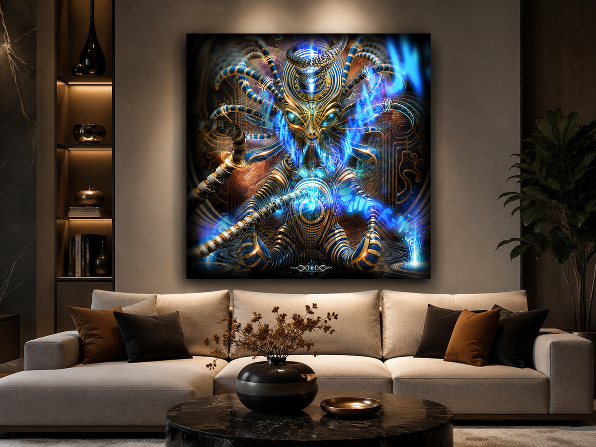 Celestial Cradle Stretched Canvas Print
