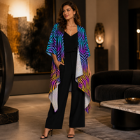 Xenowave Draped Kimono