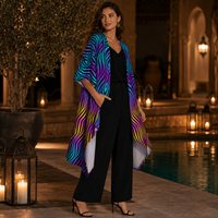Xenowave Draped Kimono