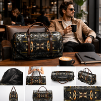 Blitzed Duffel Bag, Psychedelic Travel Bag, Canvas Weekender Bag, Gym Bag, Overnight Bag, Festival Bag
