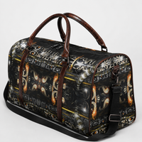 Blitzed Duffel Bag, Psychedelic Travel Bag, Canvas Weekender Bag, Gym Bag, Overnight Bag, Festival Bag
