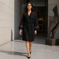Geometrix Peignoir Kimono — lifestyle front