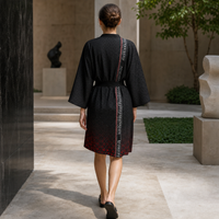 Geometrix Peignoir Kimono — lifestyle back