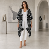 Hypnotica Draped Kimono lifestyle front view