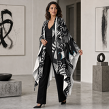 Hypnotica Draped Kimono lifestyle three-quarter front view