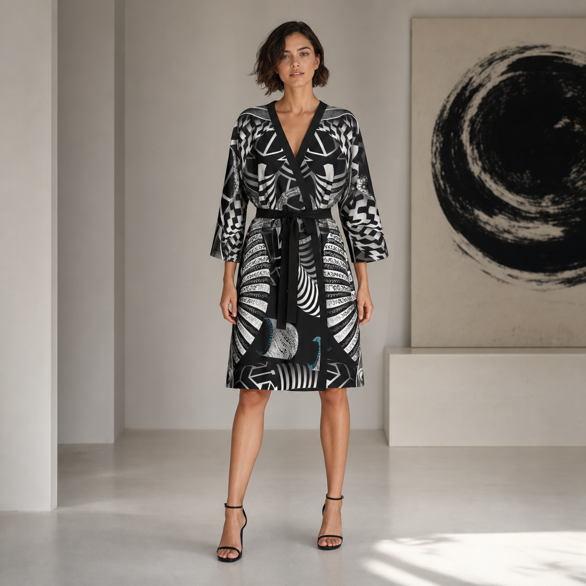Hypnotica Peignoir Kimono — lifestyle front