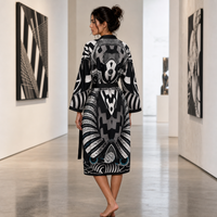 Hypnotica Peignoir Kimono — lifestyle three-quarter back