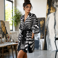 Hypnotica Kimono Robe lifestyle three-quarter front view