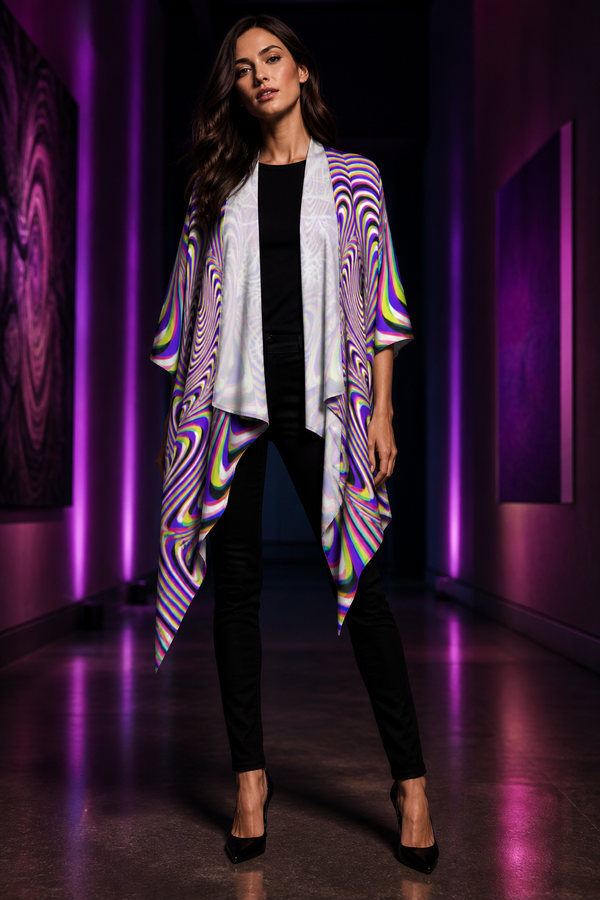 Lifestyle - Illusion Draped Kimono (Phase 2 hero)