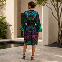 Jungle Juice Peignoir Kimono — lifestyle back