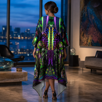 Mystic Temptation Draped Kimono lifestyle back view