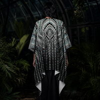 Organix Draped Kimono lifestyle back view