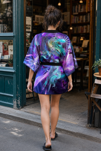 Satyam Shivam Sundaram Kimono Robe lifestyle back view