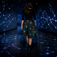 Starseed Wrap Skirt — back lifestyle view