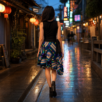 Tea Daze Wrap Skirt — lifestyle back