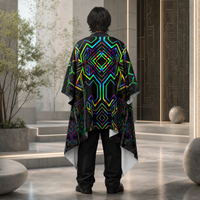 Tryptek Draped Kimono lifestyle back view