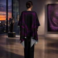 Velvet Dream Draped Kimono lifestyle back view
