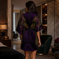 Velvet Flow Kimono Robe lifestyle back view
