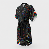Waveform Kimono Robe lifestyle three-quarter front view