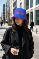 Aqua Line Spirit reversible bucket hat - worn festival