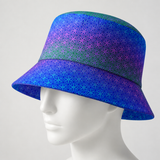 Aqua Line Spirit reversible bucket hat - close up