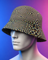 CHROMADELIC Large reversible bucket hat - close up