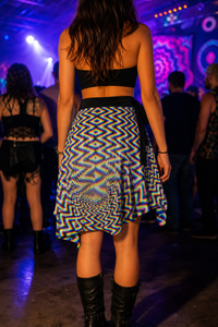 Hypnodelica Wrap Skirt lifestyle back view