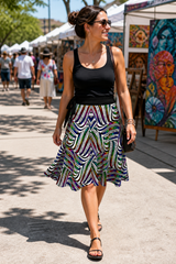 Hypnotic Hills Wrap Skirt approved lifestyle 2: 02 movement drape