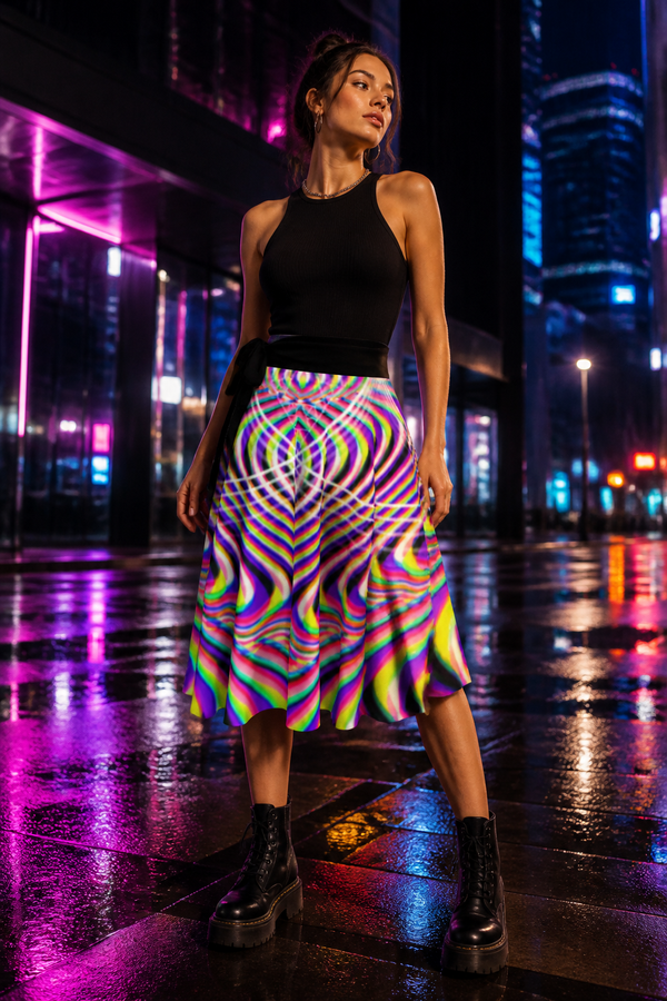 Illusion Wrap Skirt approved lifestyle 1: 01 editorial hero