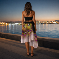 Manipura Solar Plexus Wrap Skirt — Back Lifestyle