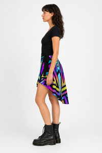 Mystic Mandala Wrap Skirt lifestyle left-side view