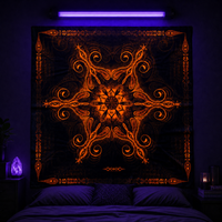 Vajra Guru Mandala — orange UV lifestyle front