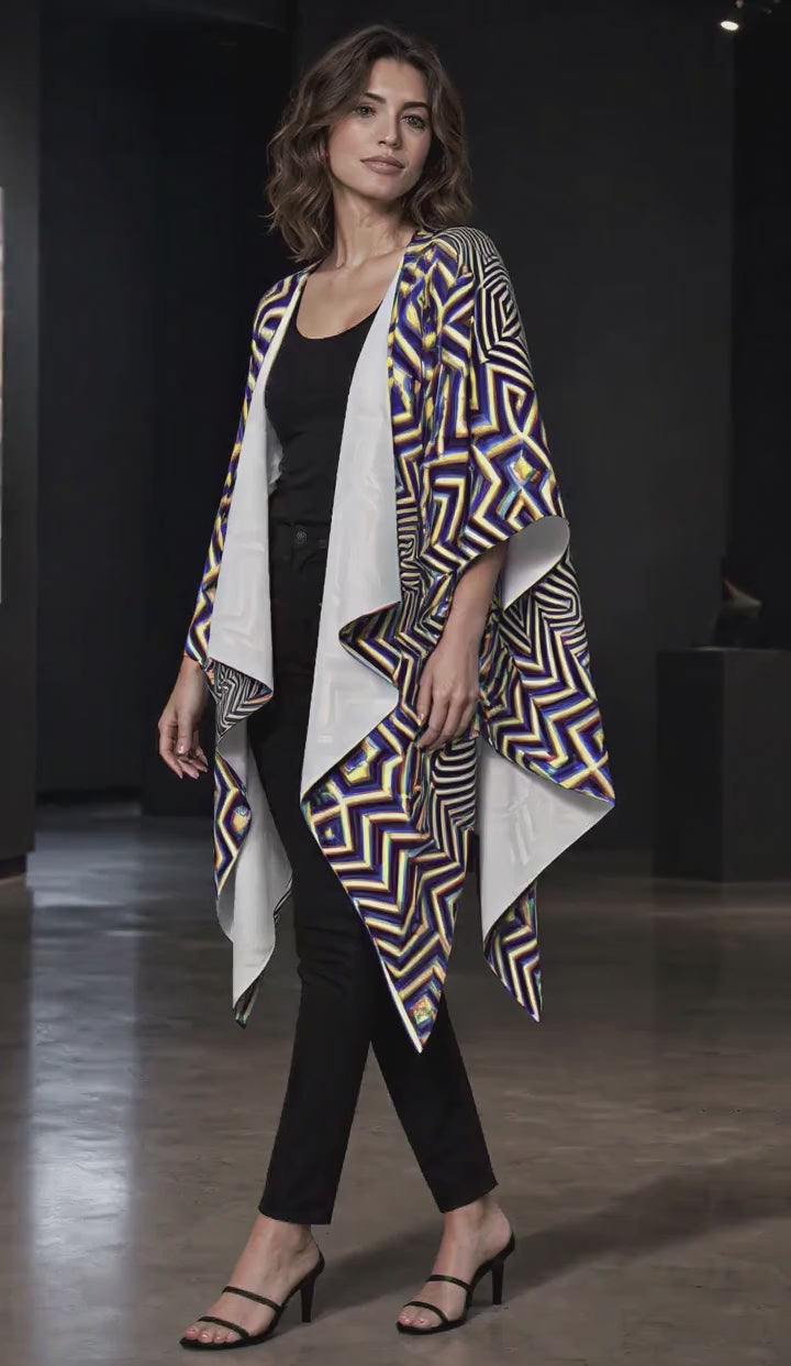 Chromadelic Draped Kimono product video