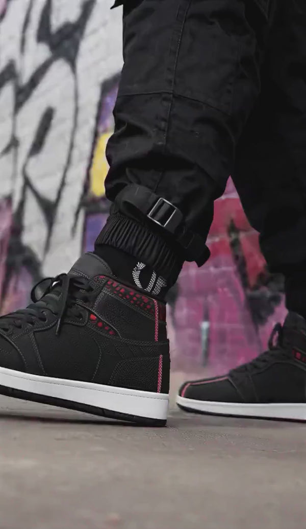 Geometrix Unisex High Top Sneakers product video