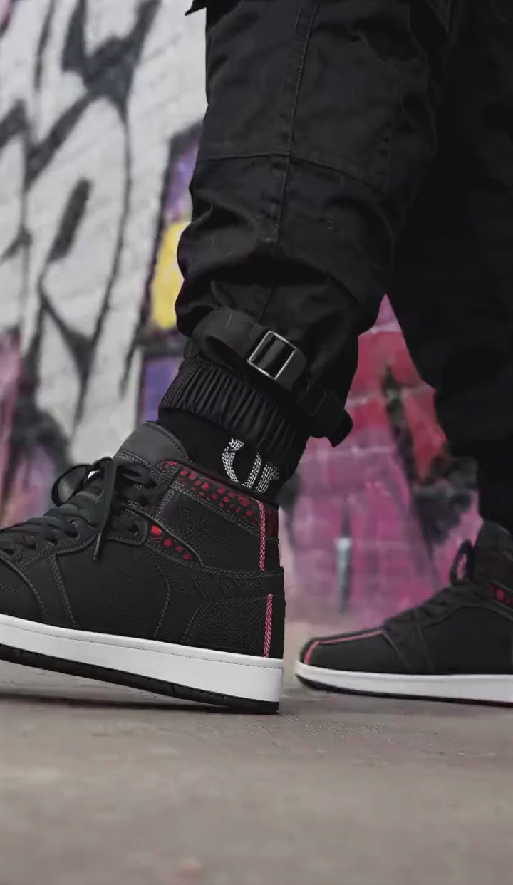 Geometrix Unisex High Top Sneakers product video