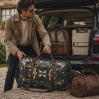 Blitzed Duffel Bag, Psychedelic Travel Bag, Canvas Weekender Bag, Gym Bag, Overnight Bag, Festival Bag