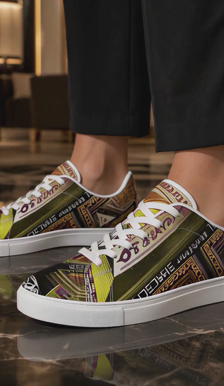 Dark Manipura Low-Top Sneakers product video