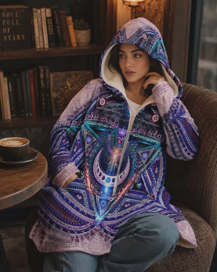 Vishuddha | Throat Chakra | Micro Fleece Cloak product video