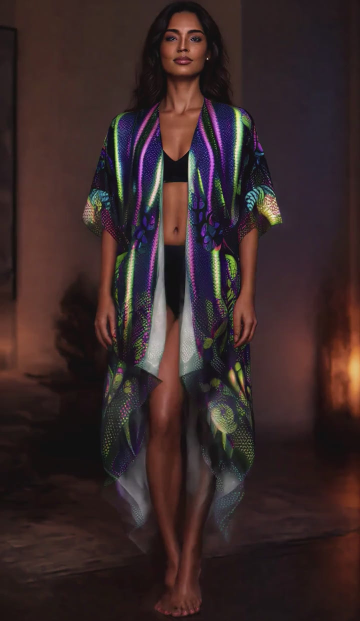 Mystic Temptation Draped Kimono product video